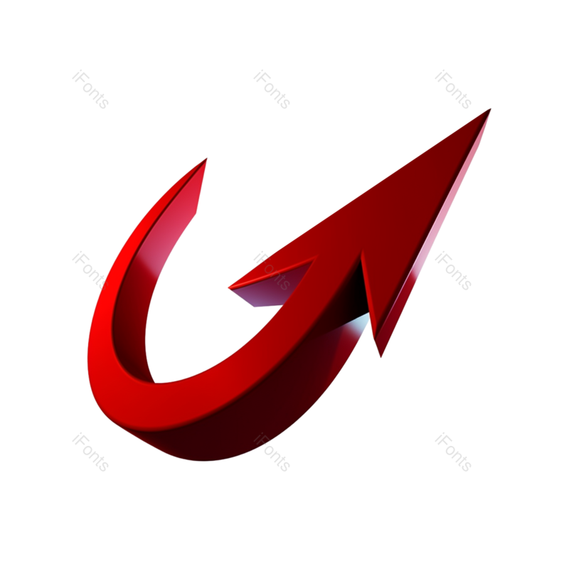 符号图片,箭头符号元素,白色背景PNG,方向免抠素材